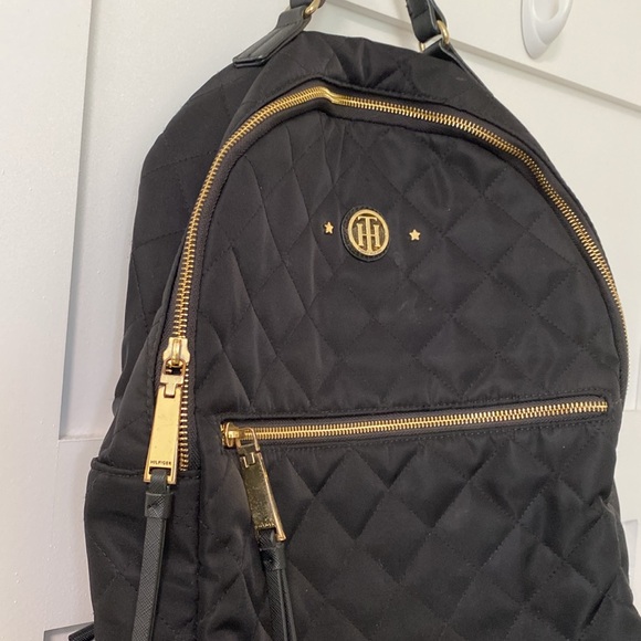 Tommy Hilfiger Nylon Black Large Backpack